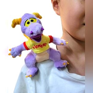 Disney Magnetic Shoulder Sitter Plush - Journey into Imagination Figment Retired